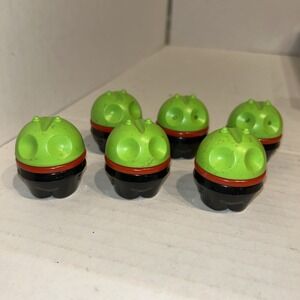 Vintage Little Tikes Toddle Tots Space Alien Green Martian Lot Of 6‎ D4